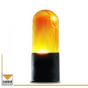 Feu orange à LED  fixe ou clignotant , 230 ou 24 v